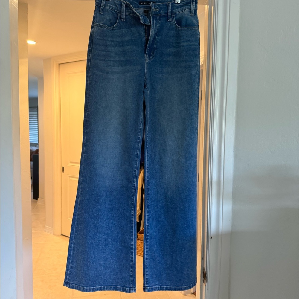 Boston Proper Malibu soft palazzo Jeans never worn! NWOT